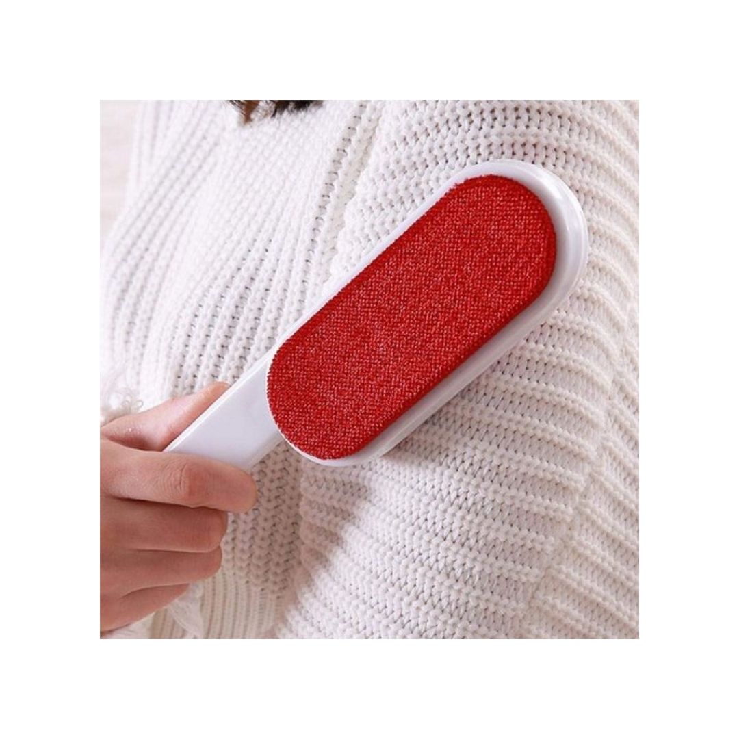 Superio Lint Brush For Clothes, 2-Pack, 3 In 1 Garment Brush - Double Sided Wood Handle, Clothes Brush, Lint Brush For Suit, Wool Coat, Removes Pet Lint And Dust And Shoe