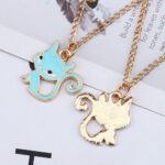 Black Kitty Chain Necklaces Pendants - Image 2