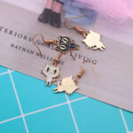 Black Kitty Earrings