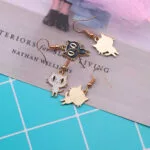 Black Kitty Earrings