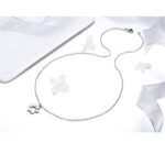 Silver Animal Footprints Dog Cat Footprints Paw Necklaces Pendants Women Silver Jewelry - Image 2