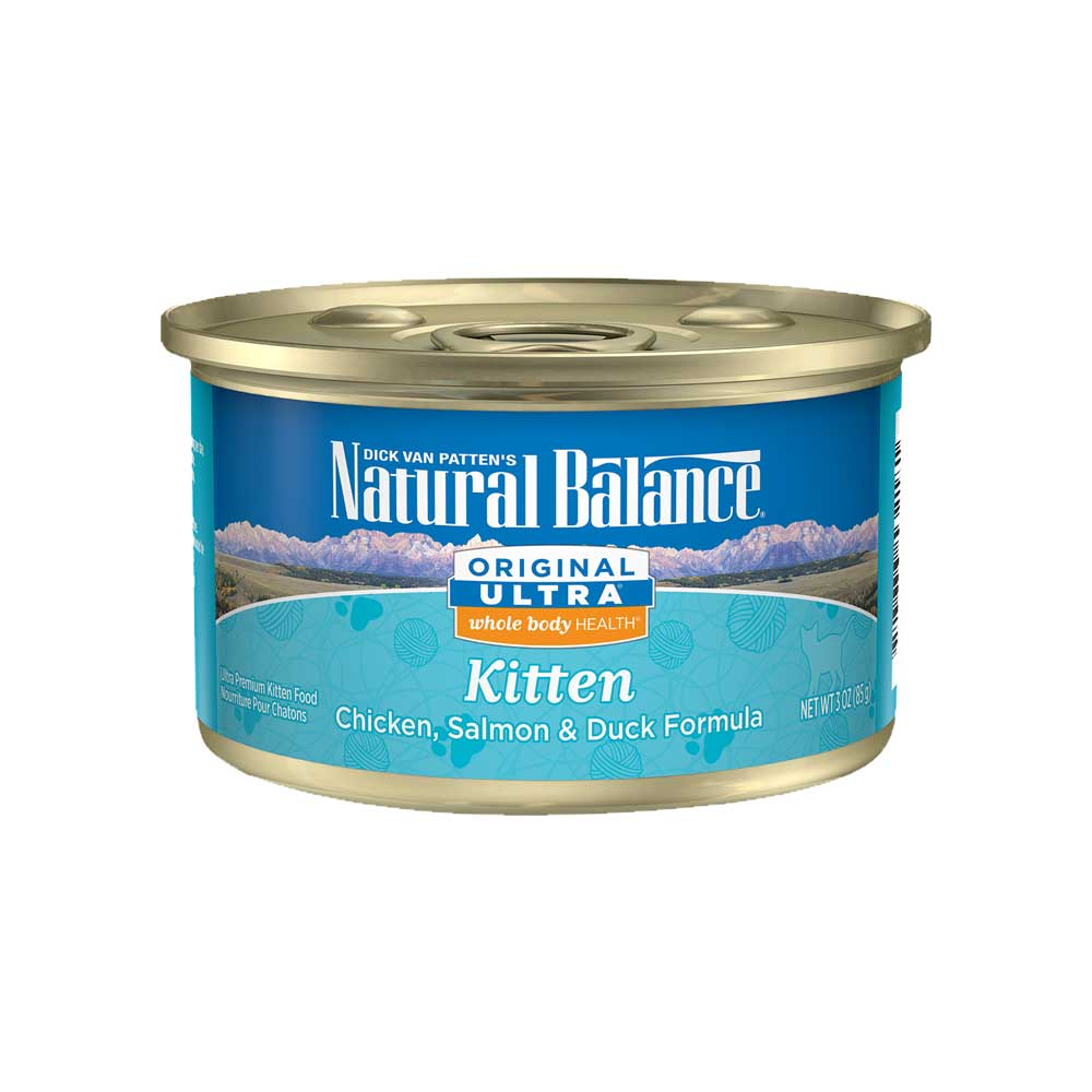 Natural Balance Chicken Salmon n Duck Canned Kitten Formula