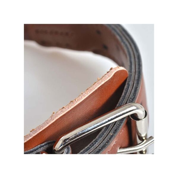 Pure Leather Dog Collar And Leash With Soft Handle - Image 5