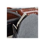 Pure Leather Dog Collar And Leash With Soft Handle - Image 4