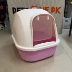 Large Cat Litter Box with Door Flap (Design M) - Image 2