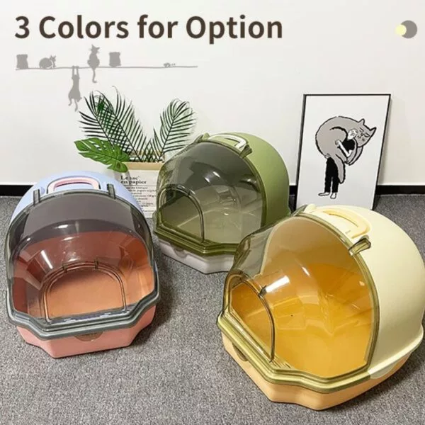 CleoView Litter Haven: The Modern Transparent Litter Box - Image 2
