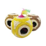 Cat Sisal Ball Toy 6 Holes