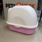 Large Cat Litter Box with Door Flap (Design M) - Image 4