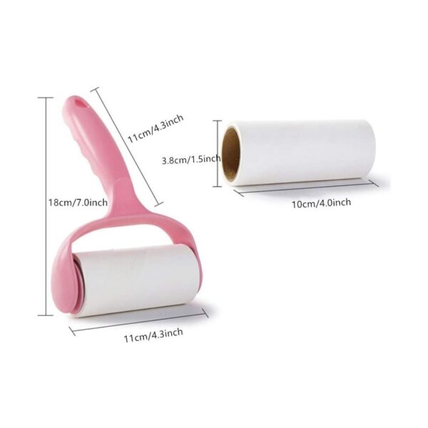 Handy Pet Hair Roller / Handy Lint Roller with 1 Extra Refill - Image 3
