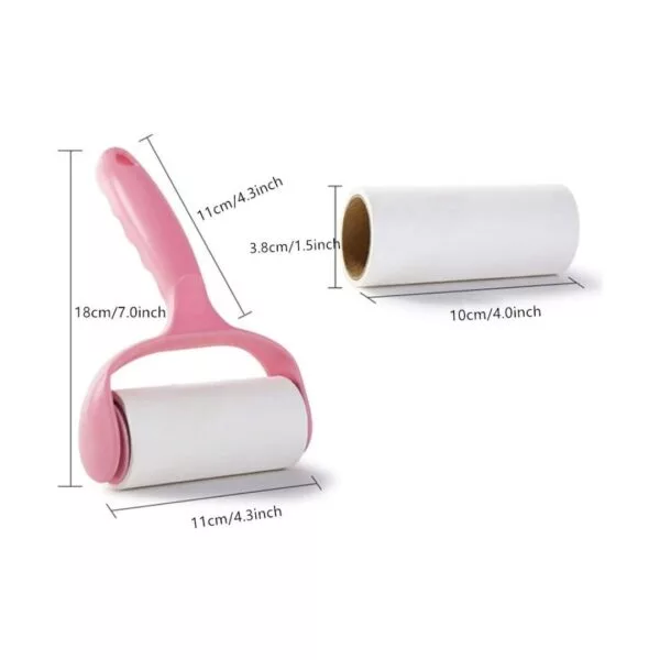 Handy Pet Hair Roller / Handy Lint Roller with 1 Extra Refill - Image 3