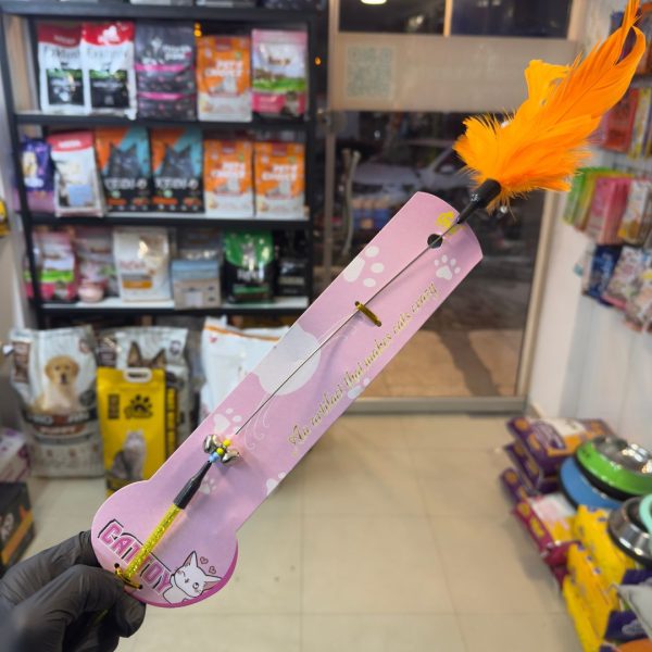 Cat Wand / Cat Play Stick with Spring - Image 2