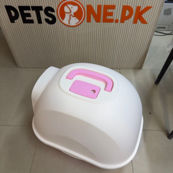 Large Cat Litter Box with Door Flap (Design M) - Image 5