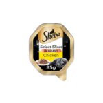 SHEBA FAVOURITES / SELECT SLICES IN GRAVY with Chicken Slices in gravy for cats