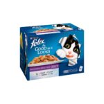 Felix Cat Food Favorite Selection in Jelly – 12 Pouch Box