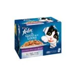 Felix Cat Food Favorite Selection in Jelly – 12 Pouch Box