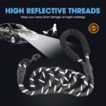 5 FT Strong Dog Leash With Reflective Threads And Small Links - Image 3