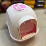 Large Cat Litter Box with Door Flap (Design M)