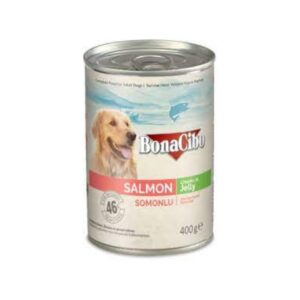 Bonacibo Wet Food for Dogs in Can – Salmon Chunks in Jelly