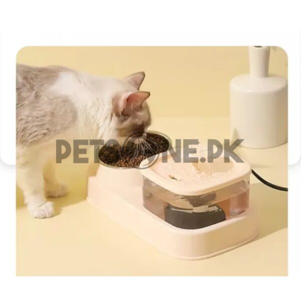Automatic Pets Food and Water Dispenser With Food Bowl - Image 2