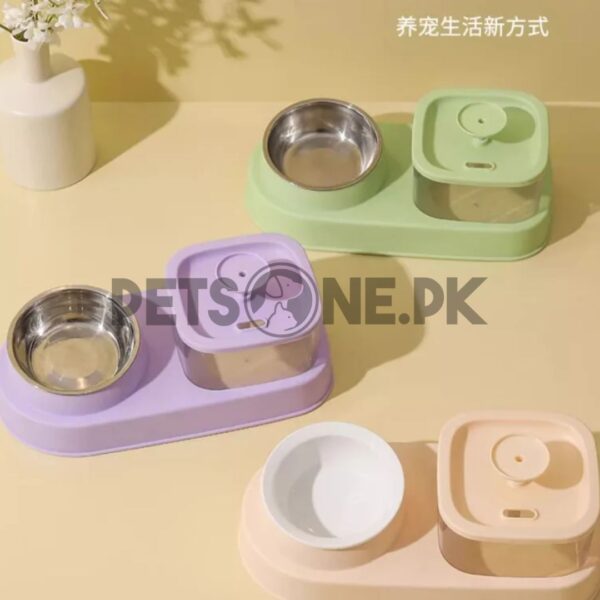 Automatic Pets Food and Water Dispenser With Food Bowl - Image 6