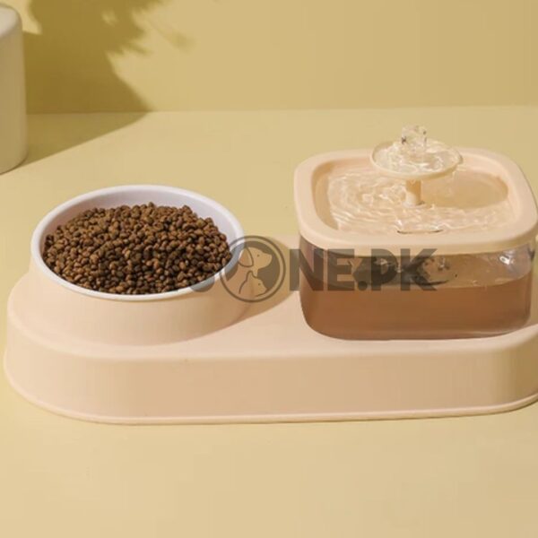 Automatic Pets Food and Water Dispenser With Food Bowl - Image 7