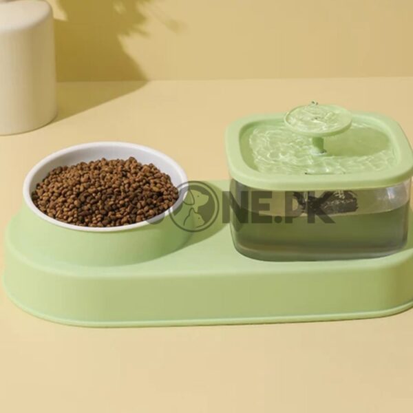 Automatic Pets Food and Water Dispenser With Food Bowl - Image 8