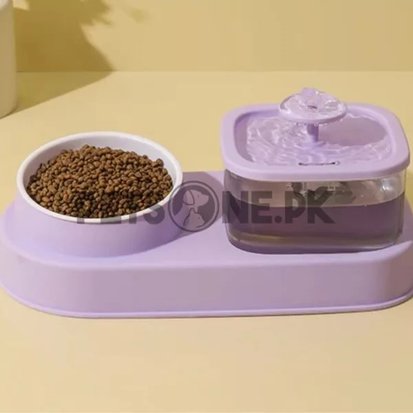 Automatic Pets Food and Water Dispenser With Food Bowl - Image 9
