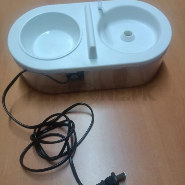 Automatic Pets Food and Water Fountain With Food Bowl - Image 5