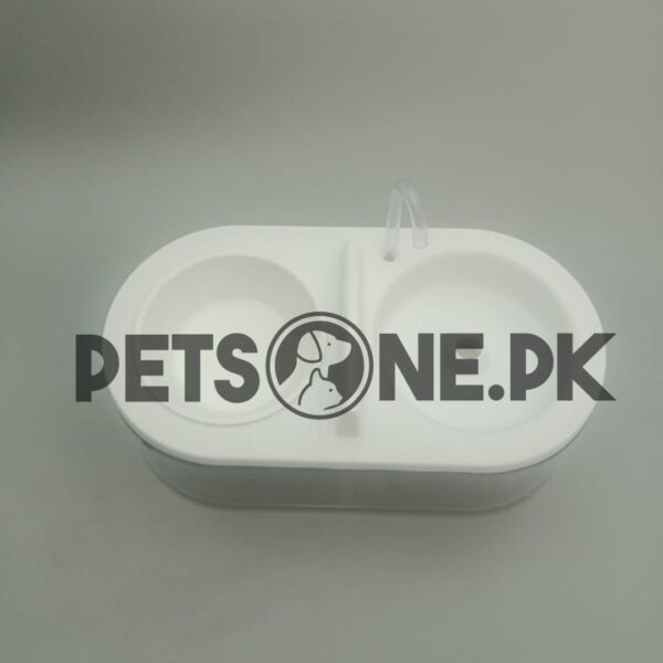 Automatic Pets Food and Water Fountain With Food Bowl - Image 2