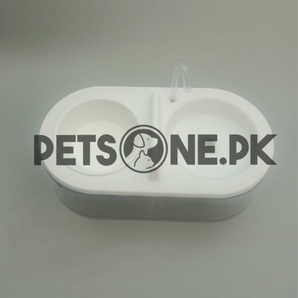 Automatic Pets Food and Water Fountain With Food Bowl - Image 3