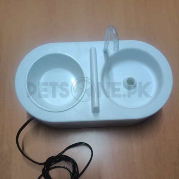 Automatic Pets Food and Water Fountain With Food Bowl - Image 7