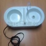 Automatic Pets Food and Water Fountain With Food Bowl