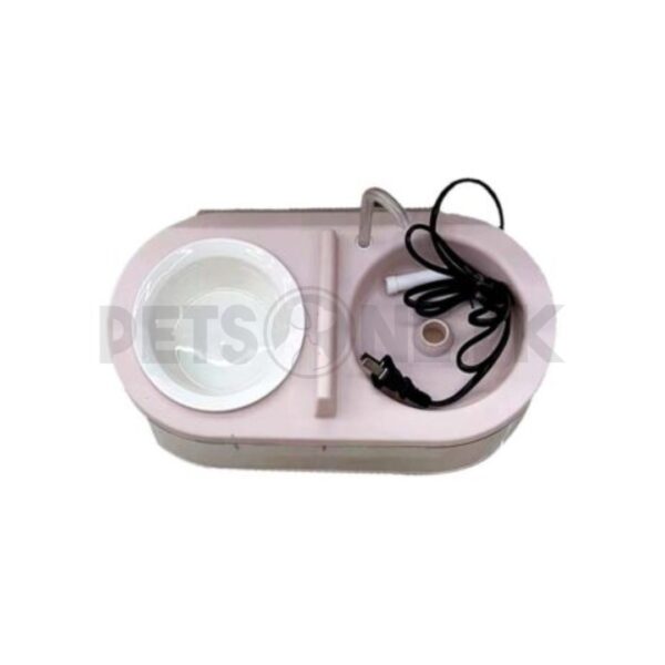 Automatic Pets Food and Water Fountain With Food Bowl - Image 9