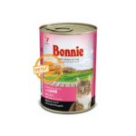 Bonnie Adult Cat Food Tin  – Lamb Chunks In Gravy