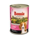 Bonnie Adult Dog Food Tin  – Lamb Chunks In Gravy