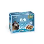 Brit Premium Cat Box (12 Pouch) Family Plate Gravy