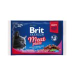 Brit Premium Cat Pouches Meat Plate / Pack of 4 Pouches