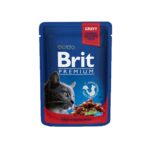Brit Premium Cat Pouches with Beef Stew And Peas – 100 Gram