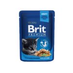 Brit Premium Pouches Chunks for Kitten – 100 Gram