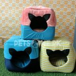 Cozy Cat House Cum Bed with Furr - Image 4
