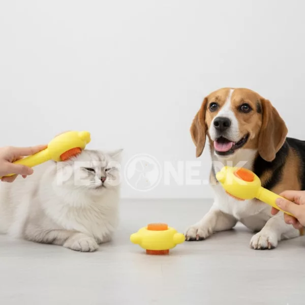 Bunny Shape Self Cleaning Brush For Cats And Dogs Design - Image 3