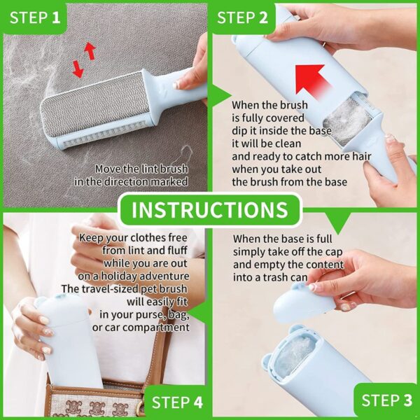 Cartoon Pet Lint Remover / Self Cleaning Base - Image 8