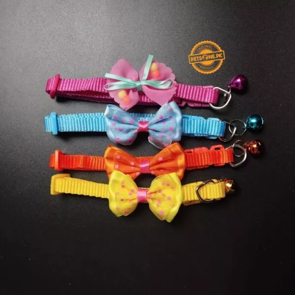 Cat Bow Collar / Bow Collar for Cats with Bell - Image 5