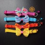 Cat Bow Collar / Bow Collar for Cats with Bell - Image 4