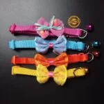 Cat Bow Collar / Bow Collar for Cats with Bell - Image 4