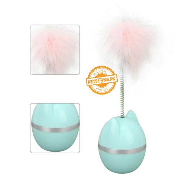 Cat Design Funny Interactive Cat Toy With Feather - Image 2