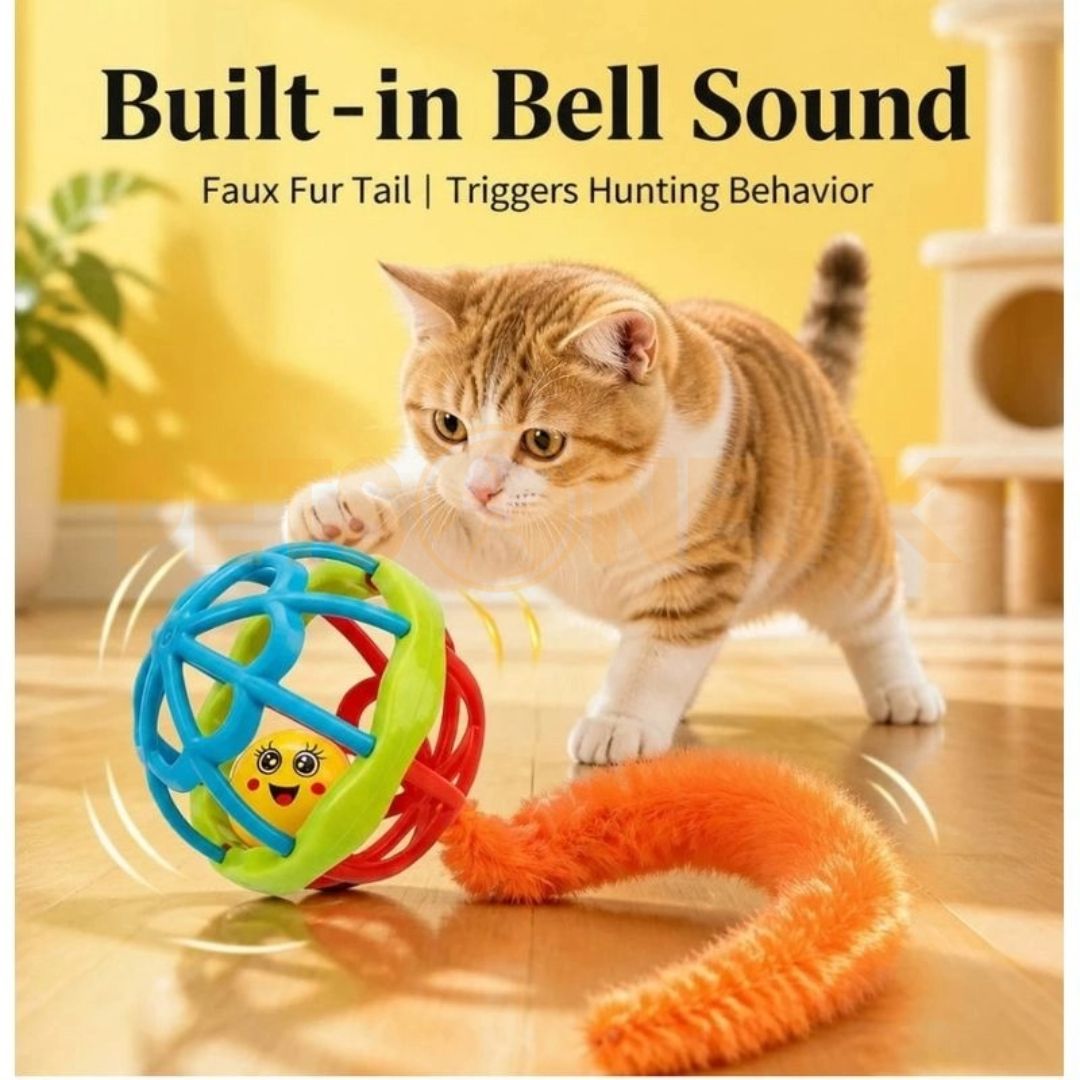 Cat Toys Ball With Worm Cat Toys / Ball With Worm - Image 1