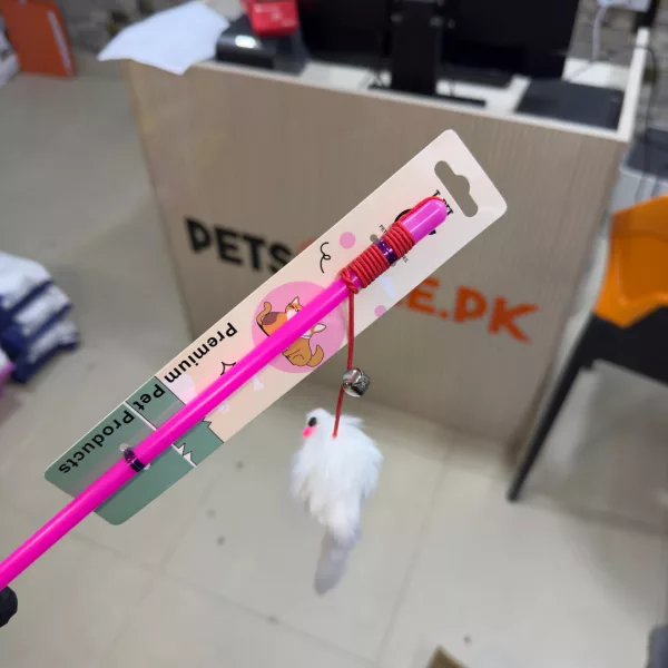 Cat Wand / Cat Play Stick with Mice - Image 2