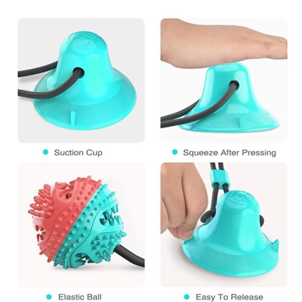 Chew Double Suction With Teething Rope / Dog Toy - Image 4