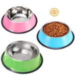 Colored Stainless Steel Pet Bowl for Pets - Image 2